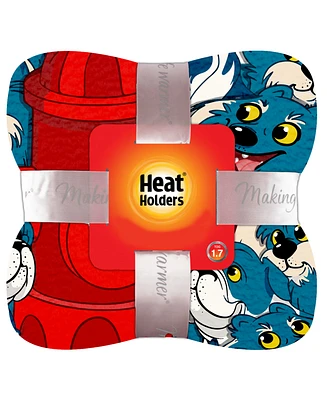 Heat Holders Hero Worship Dog Print Blanket