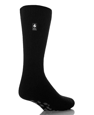 Heat Holders Men's Solid Long Slipper Sock