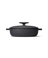 Caraway Cast Iron 3.5-Quart Braiser with Domed Lid