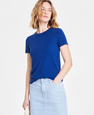 On 34th Women's Short-Sleeve Crewneck Modal T-Shirt, Created for Macy's