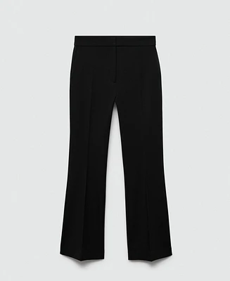 Mango Women's Flared Flowing Pants