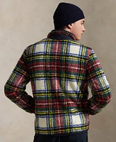 Polo Ralph Lauren Men's Plaid Pile Fleece Hybrid Jacket