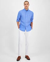 Tommy Hilfiger Men's Regular-Fit Pigment-Dyed Linen Shirt