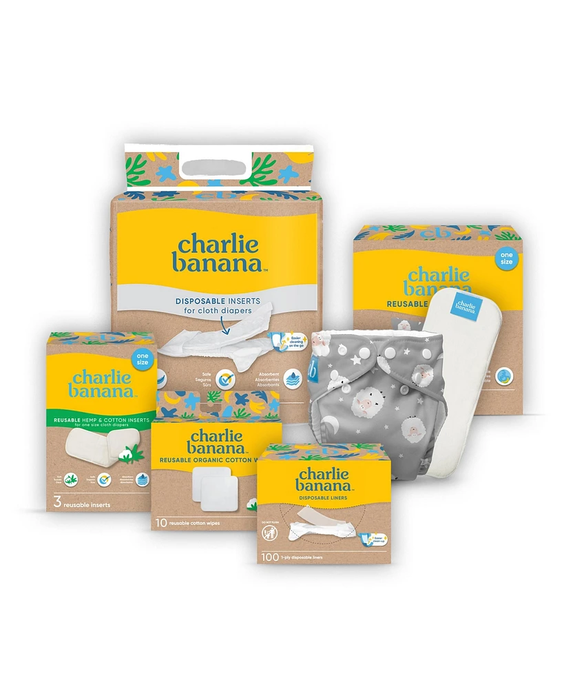 Charlie Banana Macy's Diaper Set Four