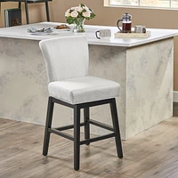 Swivel Counter Stool (1PK), Stylish Upholstered Chair for Kitchen,Home Bar,or Living Room-The Pop Home