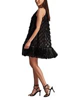 Tadashi Shoji Women's Prima Sequin Tulle Trapeze Mini Dress