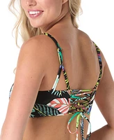 Coco Reef Women's Astra Printed V-Neck Bikini Top