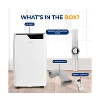 SereneLife Portable Air Conditioner & Heater, 14000 Btu, Wi-Fi Control