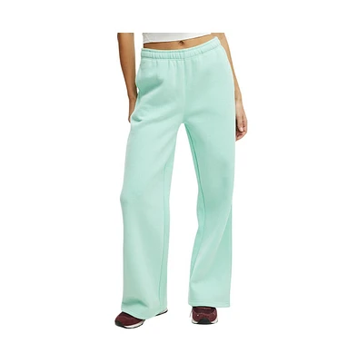 Cotton On Women's Plush Essential Straight Leg Sweatpant