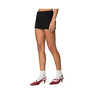 Edikted Womens Piper Micro Skort