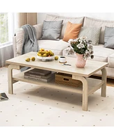 Gouun 47 Inches Accent Rectangular Table for Living Room