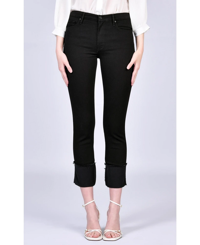 Black Orchid Denim Women's Hailee Cuffed Skinny