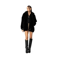 Edikted Women's Taylor Oversized Faux Fur Jacket