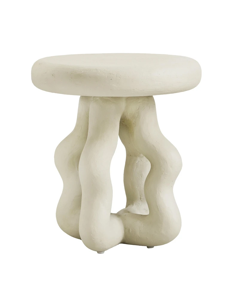 Tov Furniture 18" Fiber Stone Table