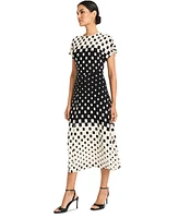 Maggy London Women's Printed Midi Dress