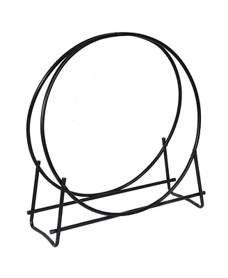 Gouun 40-inch Tubular Steel Firewood Storage Rack