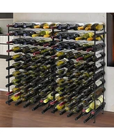 Sorbus 100-Bottle Wine Rack Stand - Timeless Design, Maximum Storage, Perfect for Wine Lovers and Limited Space