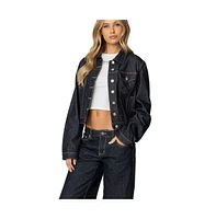 Edikted Women's Barb Denim Jacket