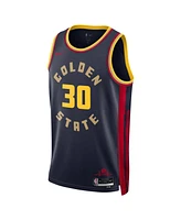 Nike Men's and Women's Navy Stephen Curry Golden State Warriors 2024/25 City Edition Finished Swingman Jersey