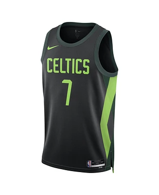 Nike Men's and Women's Black Jaylen Brown Boston Celtics 2024/25 City Edition Finished Swingman Jersey