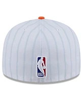 New Era Men's White York Knicks 2024/25 City Edition 59FIFTY Fitted Hat