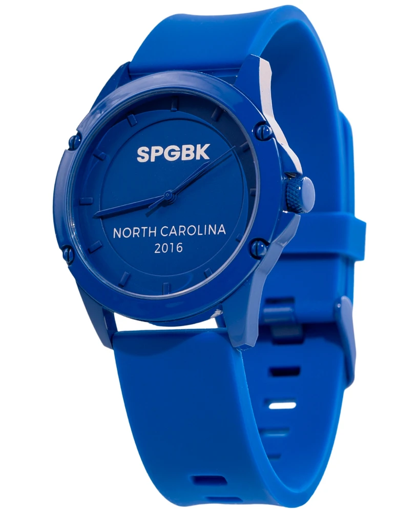 Spgbk Watches Women's Scotland County Blue Silicone Strap Watch 44mm