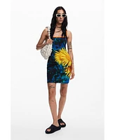 Desigual Women's Sunflower midi dress