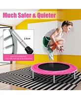 Gouun 38 Inch Mini Folding Trampoline Portable Leisure Fitness Backboard