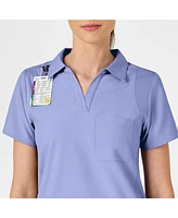 Wink Women's W123 Collar Scrub Top