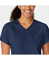Wink Plus Renew Yoga V-Neck Scrub Top