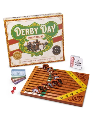 Slickblue Derby Day Horse Racing Game – Exciting Race Track Fun for Family and Friends