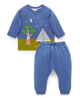 Purebaby Baby Boys Top & Pant Set