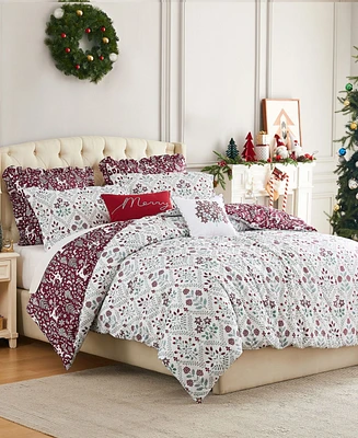 Southshore Fine Linens Holiday Harmony 7-Pc. Comforter Set, King/California King