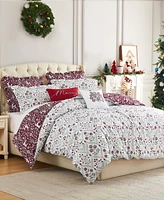 Southshore Fine Linens Holiday Harmony 7-Pc. Comforter Set, King/California King