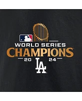 Fanatics Men's Yoshinobu Yamamoto Black Los Angeles Dodgers 2024 World Series Champions Name Number T-Shirt