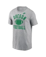 Nike Men's Heather Gray Oregon Ducks Legacy Football Icon T-Shirt