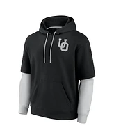 Fanatics Men's Black Oregon Ducks Sleek Pullover Hoodie