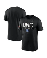 Jordan Men's Black North Carolina Tar Heels 2024 Military Appreciation Legend Performance T-Shirt