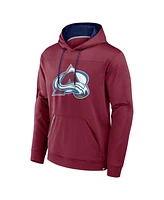 Fanatics Men's Burgundy Colorado Avalanche Defender Pullover Hoodie