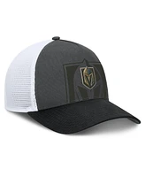 Fanatics Men's Gray/Black Vegas Golden Knights Authentic Pro A-Frame Rink Adjustable Hat