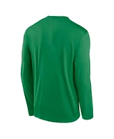 Nike Men's Green Oregon Ducks Primary Stack Legend Long Sleeve T-Shirt