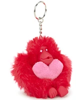 Kipling Valentine Monkey Keychain