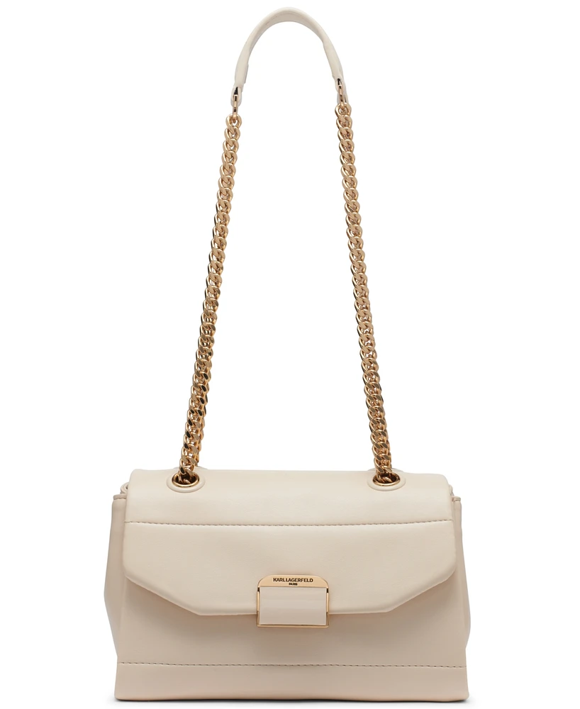 Karl Lagerfeld Paris Liana Small Leather Shoulder Bag