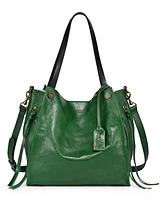 Old Trend Women's Genuine Leather Daisy Tote Bag