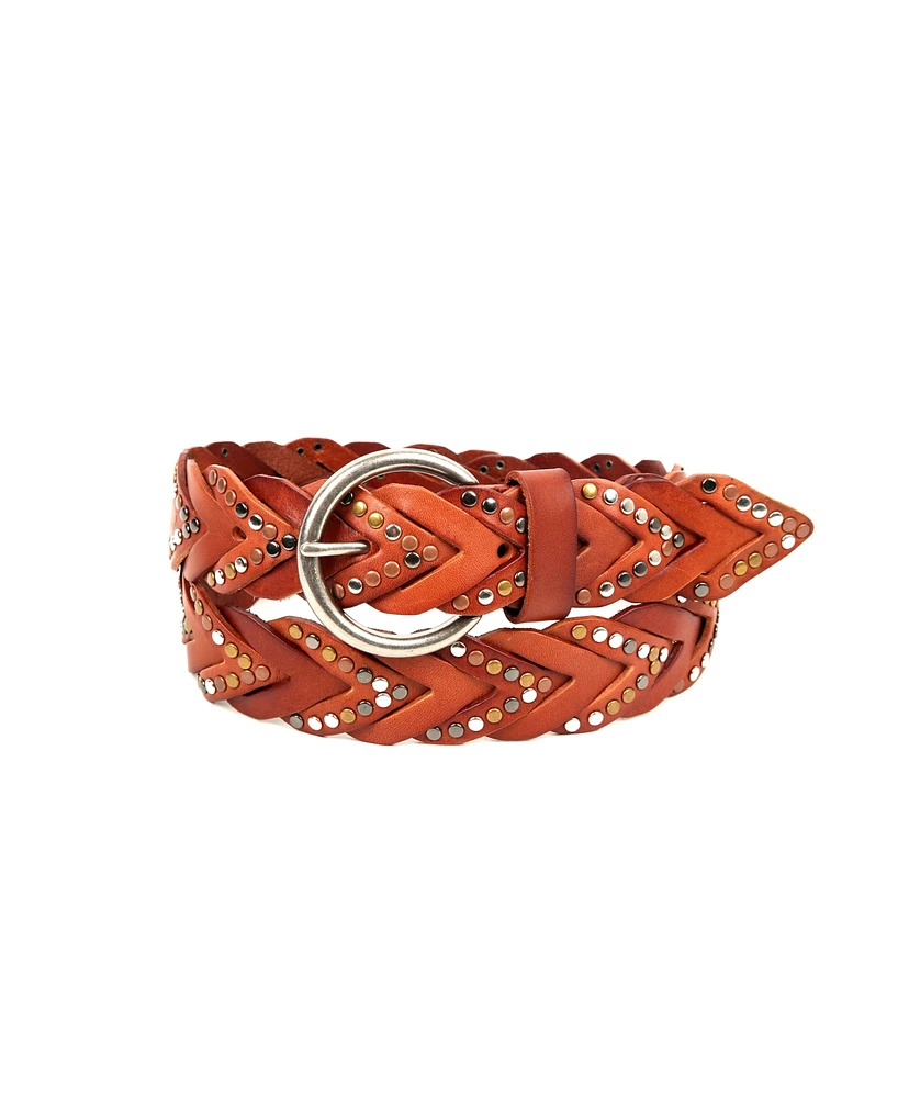 Old Trend Women's Barracuda Leather Belt