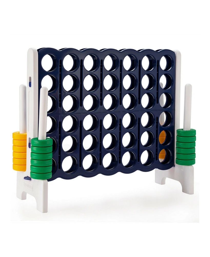 Gouun 4-to-Score 4 in A Row Giant Game Set for Kids Adults Family Fun