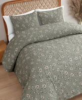Jessica Simpson Botanical Embossed -Pc. Comforter Set