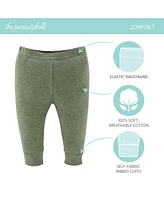 The Peanutshell Baby Boys Pants, 5-Pack, Soft Heather Neutrals