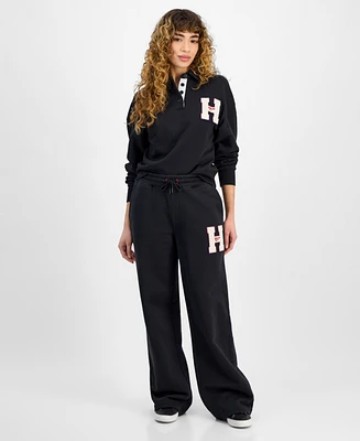Tommy Jeans Women's H-Patch Cotton Graphic Sweat Pants