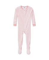 Gerber Baby Girls Snug Fit Footed Pajamas, 4-Pack